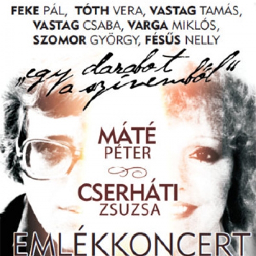 Máté Péter - Cserháti Zsuzsa emlékkoncert  - Székesfehérvár